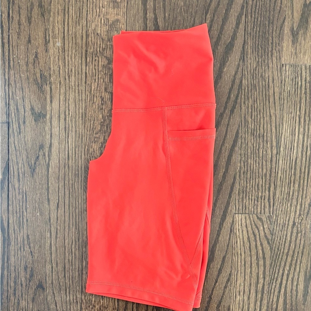 Women's Old Navy Red High-Waisted Shorts - Picture 6 of 6